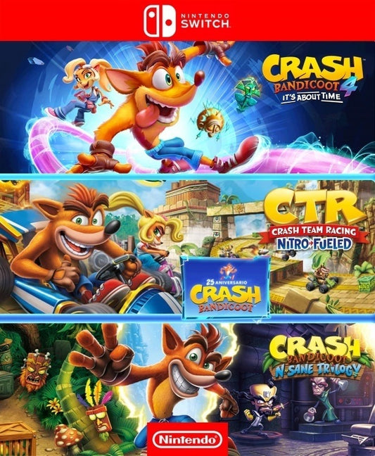 Crash Bandicoot - Lote Crashiversary (Todos los Crash)